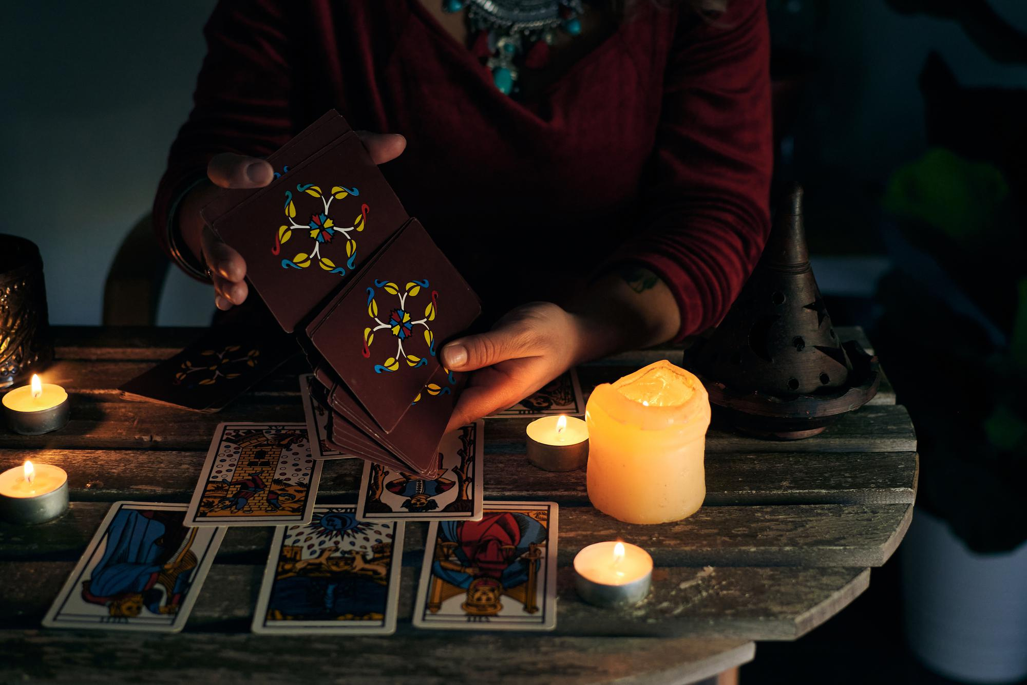 Mystical cosmic scene